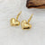 CR Charms Aretes Corazones Radiantes, Acero