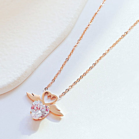 CR Charms Collar Amor de Cisnes, Acero