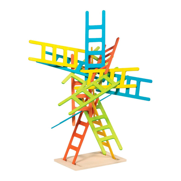 Goki Juego Equilibrio Escaleras de Madera, 21 Piezas