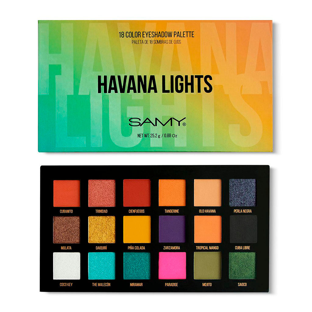 Samy Paleta Sombras de Ojos Compactas 18 Colores