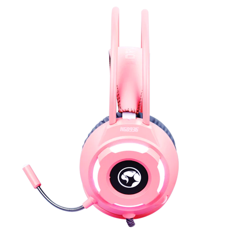 Marvo Audífonos Alámbricos de Diadema Gaming Scorpion Pink Stereo (HG-8936)