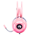 Marvo Audífonos Alámbricos de Diadema Gaming Scorpion Pink Stereo (HG-8936)