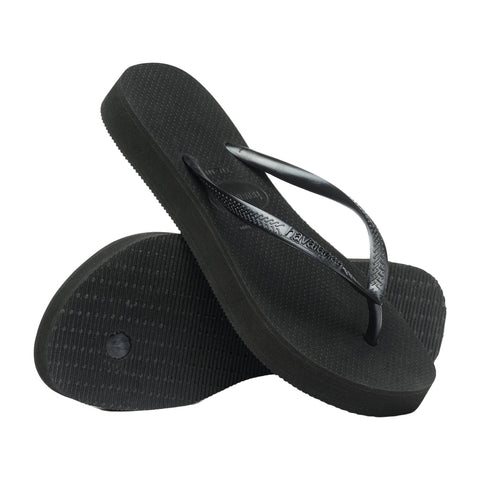 Havaianas Sandalias Slim Flatform Negro, para Mujer