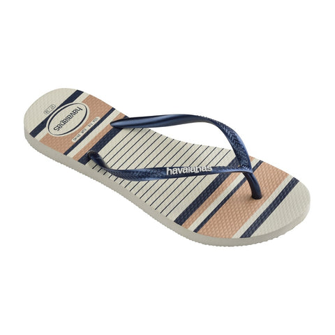 Havaianas Slim Nautical Bl Marino, para Mujer