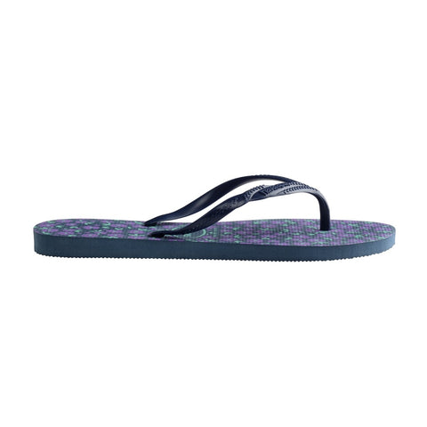 Havaianas Sandalias Fantasía Romántica Azul, para Mujer