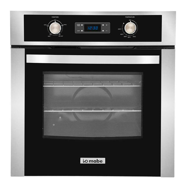 IO Mabe Horno Eléctrico Vidrio Gris Vulcano 66L Acero Inoxidable (IO6032HEWD0)