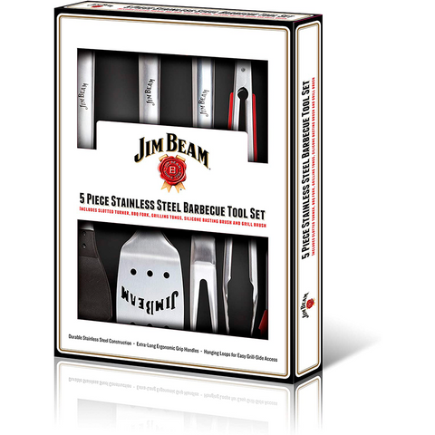 Jim Beam Set de Utensilios para Asar 5 Piezas (JB0156)