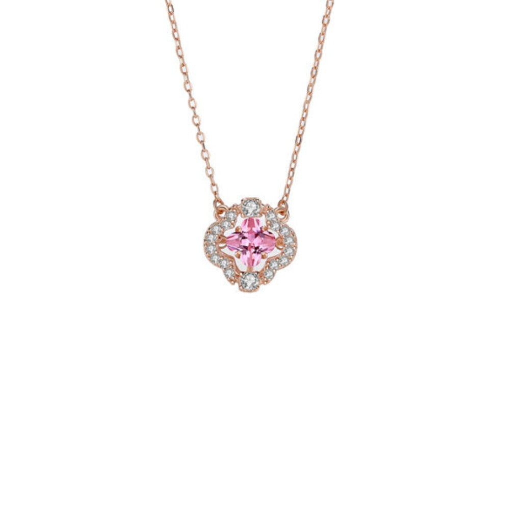 CR Charms Collar Destello Rosa