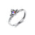 CR Charms Anillo Ajustable Gema Resplandeciente