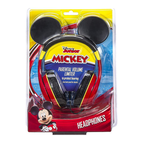 Kid Designs Audífonos Alámbricos Estéreo Ajustable Mickey Mouse (MK140)