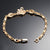 CR Charms Pulsera Cisne Resplandeciente, Alloy