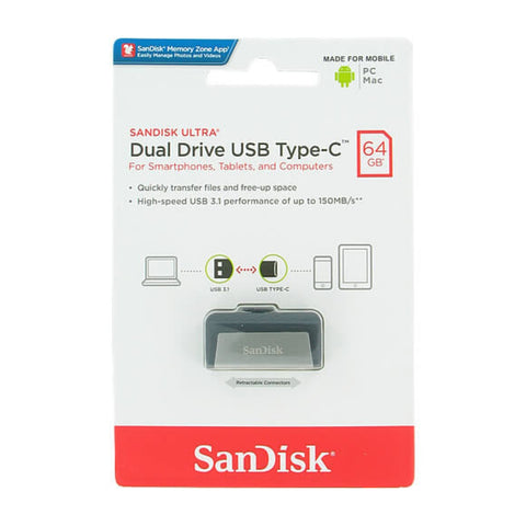 SanDisk Memoria Flash USB 64 GB Ultra Dual (SDDDC2-064G-G46)