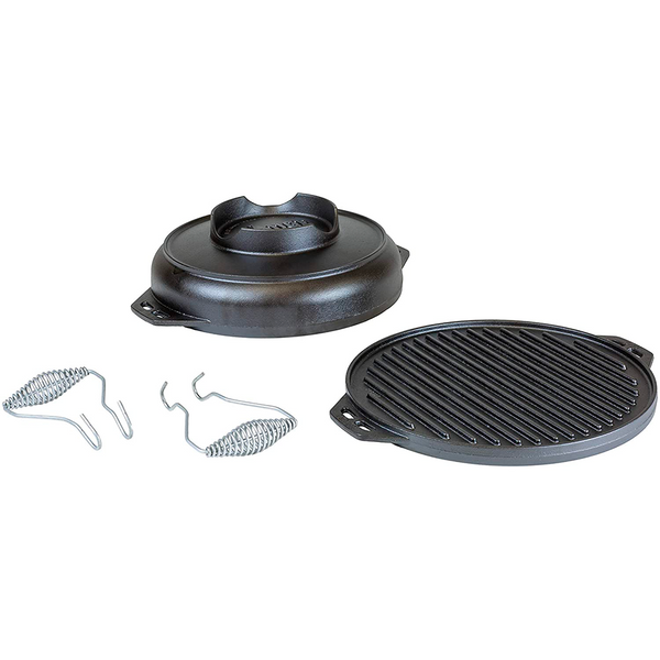 Lodge Olla Hierro Fundido para Parrilla 5 en 1 con Tapa 36 Cm, L14CIA