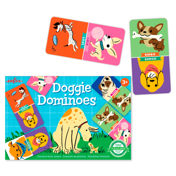 Eeboo Juego de Mesa Domino Perritos (LGDGD)