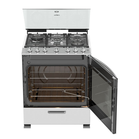 Whirlpool Cocina de Gas 30" Acero (LWFR7200S)