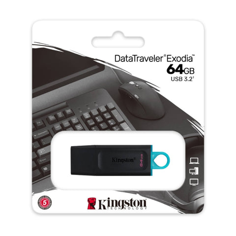 Kingston Memoria Flash 64 GB Datatraveler Exodia (DTX/64GB)