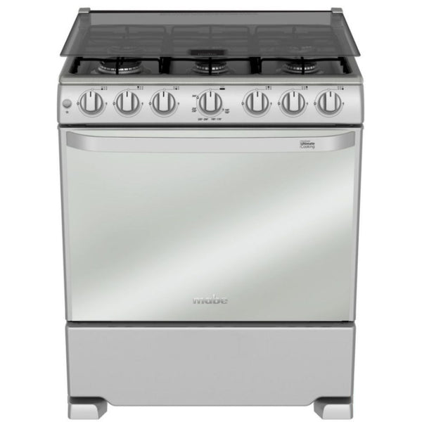 Mabe Cocina de Gas 30'' Plata Mercury (WEM7643CAIS1)