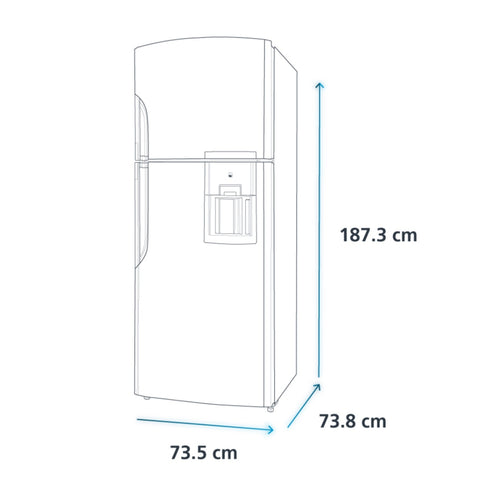 Mabe Refrigeradora Automática Grafito 510 L (RMS510IAMRE0)