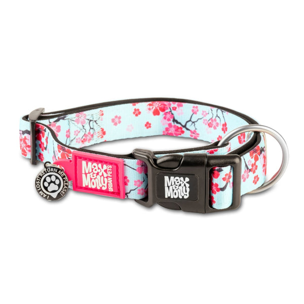 Max & Molly Collar Inteligente para Perro, Cherry Bloom