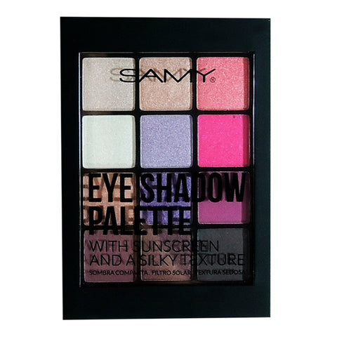 Samy Paleta Sombras de Ojos Compactas 12 Colores