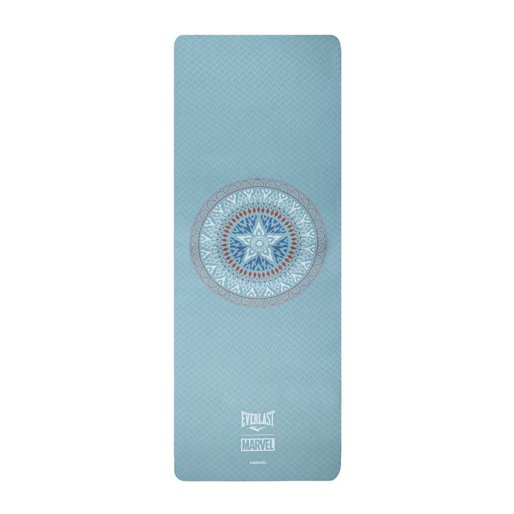 Everlast Mat para Yoga Marvel Captain America TPE, 5 mm