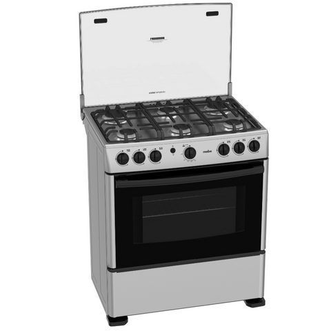 Mabe Cocina a Gas 6 Quemadores Silver, 76 Cm (CMA3020FG0)