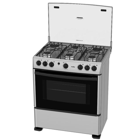 Mabe Cocina de Gas 76 cm 6 Quemadores Silver (CMA3010AG0)