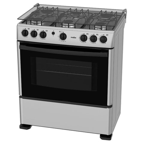 Mabe Cocina de Gas 76 cm 6 Quemadores Silver (CMA3010AG0)