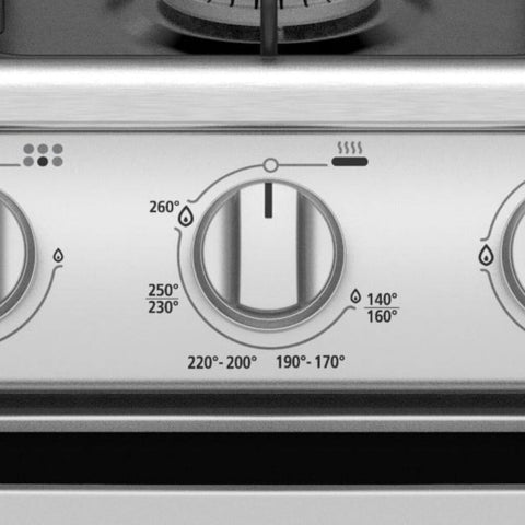 Mabe Cocina a Gas 30" Plata Mercury (EM7657CSIS1)