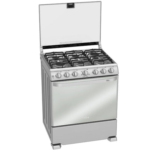 Mabe Cocina a Gas 76 cm Plata Mercury (WEM7643CAIS1)