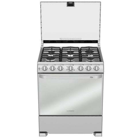 Mabe Cocina a Gas 76 cm Plata Mercury (WEM7643CAIS1)