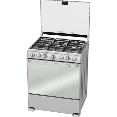 Mabe Cocina a Gas 76 cm Plata Mercury (WEM7643CAIS1)