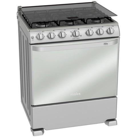 Mabe Cocina a Gas 76 cm Plata Mercury (WEM7643CAIS1)