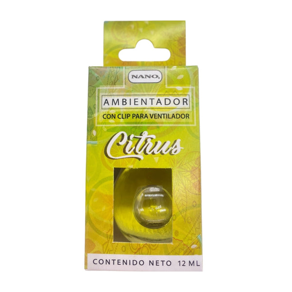 Nano Ambientador para Carro Citrus, 12 Ml