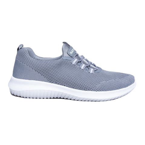 Natural Zapatos Casuales Flex Gris, para Mujer