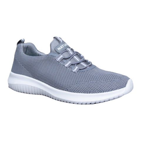 Natural Zapatos Casuales Flex Gris, para Mujer