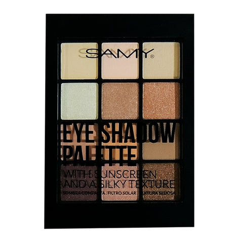 Samy Paleta Sombras de Ojos Compactas 12 Colores