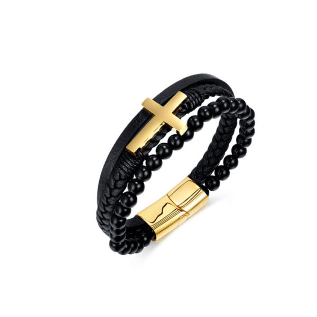 CR Charms Brazalete Poder Sagrado, Cuero