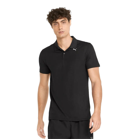 Puma Camiseta Polo Performance Negro, para Hombre