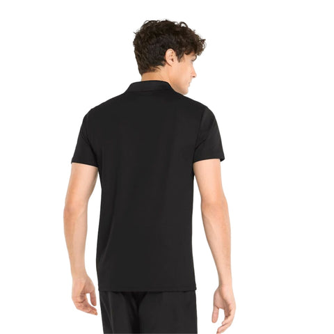 Puma Camiseta Polo Performance Negro, para Hombre