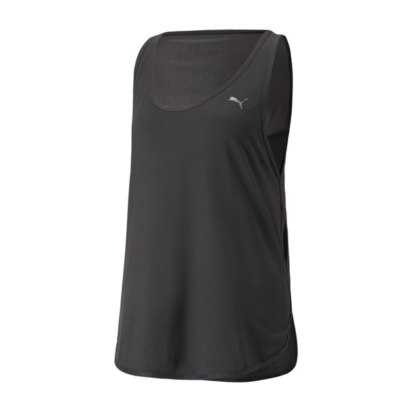 Puma Camiseta sin Mangas Studio Yogini Lite Tank W Negro, para Mujer