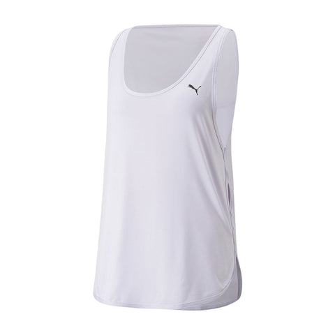 Puma Camiseta sin Mangas Studio Yogini Lite Tank W Lavanda, para Mujer