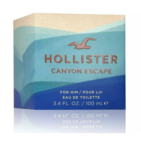 Hollister Perfume Canyon Escape EDT para Hombre, 100 Ml