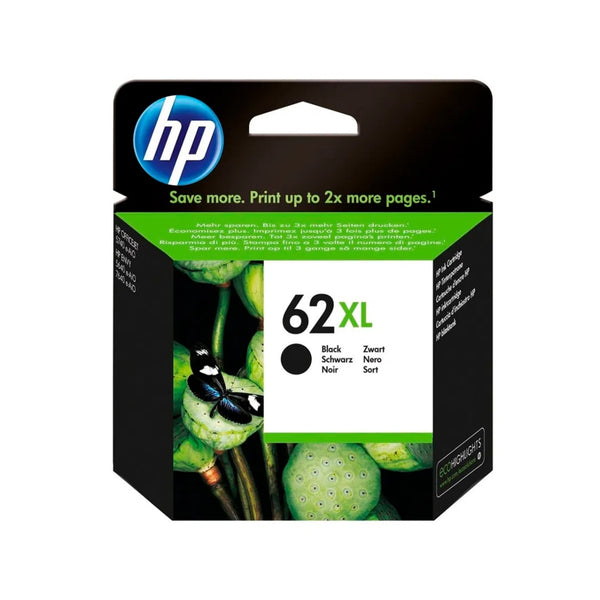 HP Cartucho de Tinta Original Negro 62XL (C2P05AL)