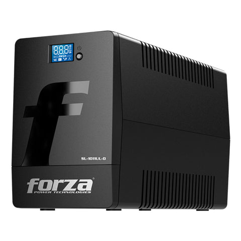 Forza UPS Regulador LCD Smart 1000VA/600W 8 Salidas, SL-1011UL