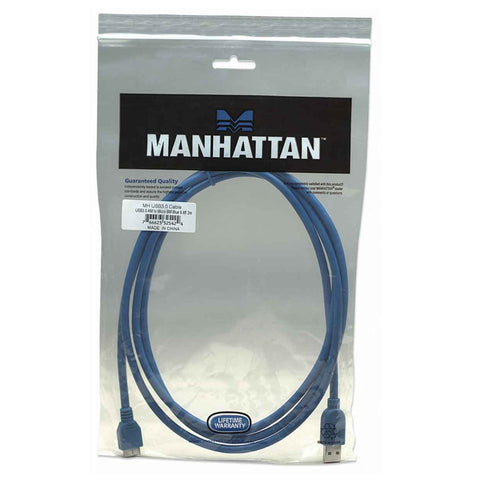 Manhattan Cable USB 3.0 A Macho a USB 3.0 Micro B Macho, 2 Metros