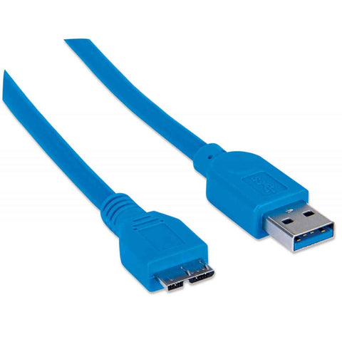 Manhattan Cable USB 3.0 A Macho a USB 3.0 Micro B Macho, 2 Metros