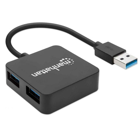 Manhattan Hub USB 3.0 de 4 Puertos, 162296