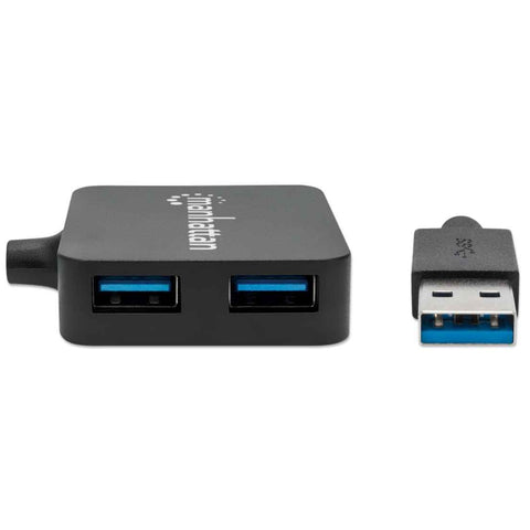 Manhattan Hub USB 3.0 de 4 Puertos, 162296