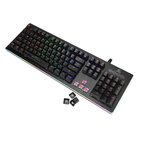 Marvo Teclado Alámbrico Gaming Scorpion con Iluminación Rainbow (KG940)